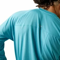 Ariat® Men's Rebar Heat Fighter Maui Blue T-Shirt 10043542 -Wildwest Store S23 MNS WORK 10043542 detail03