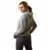 Ariat® Ladies Just Hood Mid Layer Heather Grey Hoodie 10043443 -Wildwest Store S23 WMS ENGL 10043443 back