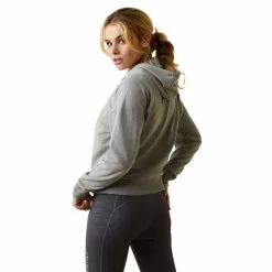 Ariat® Ladies Just Hood Mid Layer Heather Grey Hoodie 10043443