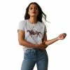 Ariat® Ladies Harmony Heather Grey T-Shirt 10043756