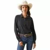 Ariat® Ladies VentTEK™ Stretch Black Button Down Shirt 10043494