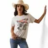 Ariat® Ladies Fiesta Cloud Dancer T-Shirt 10043666