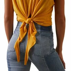 Ariat® Ladies Rodeo Chica Yolk Yellow Tank Top 10043671 3 Ariat® Ladies Rodeo Chica Yolk Yellow Tank Top 10043671 -Wildwest Store S23 WMS WEST 10043671 detail02