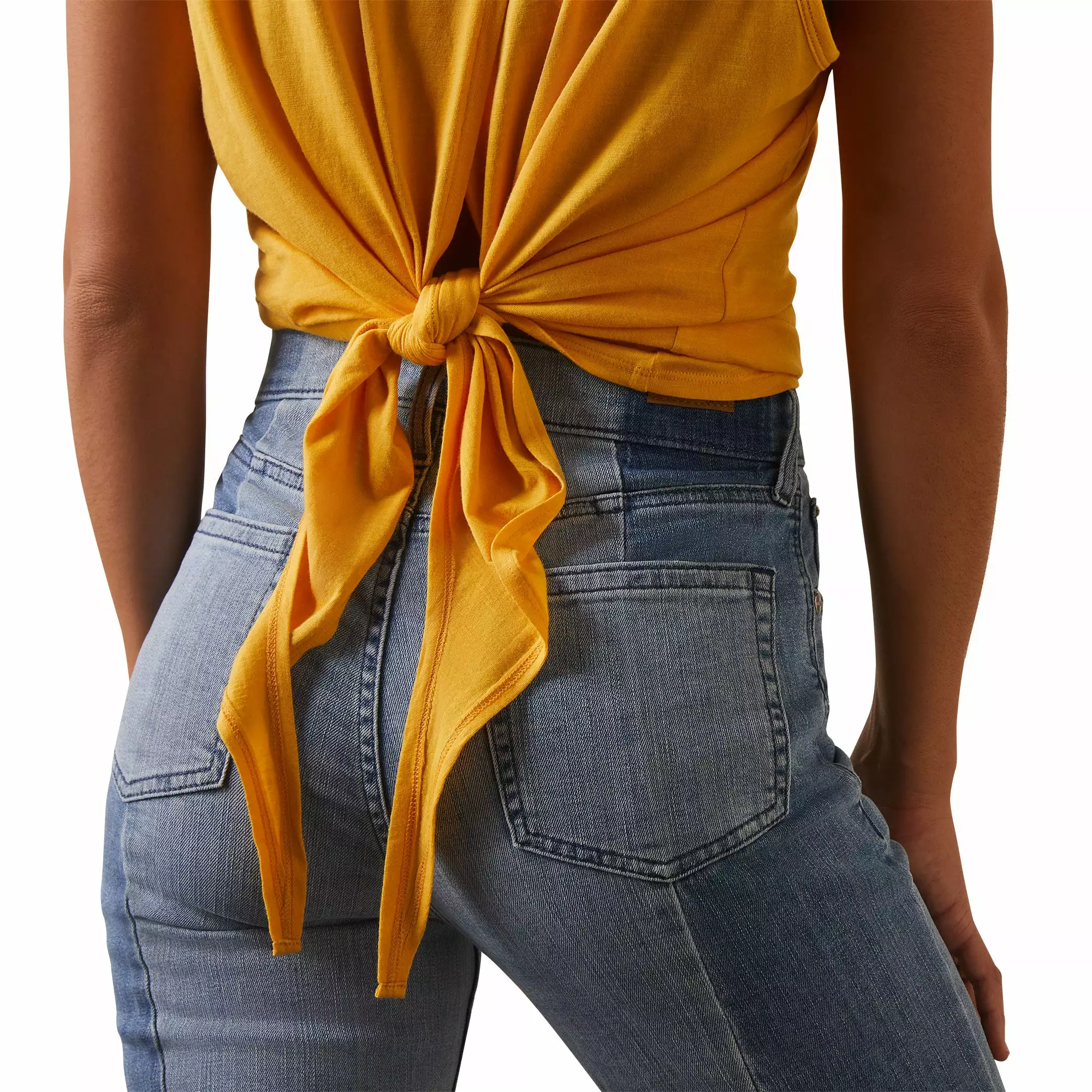 Ariat® Ladies Rodeo Chica Yolk Yellow Tank Top 10043671 Ariat® Ladies Rodeo Chica Yolk Yellow Tank Top 10043671 -Wildwest Store S23 WMS WEST 10043671 detail02
