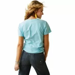 Ariat® Ladies R.E.A.L™ Durable Goods Gulf Stream T-Shirt 10043678 -Wildwest Store S23 WMS WEST 10043678 back