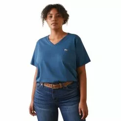 Ariat® Ladies Rebar CottonStrong Key Largo USA Flag T-Shirt 10043846