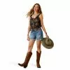 Ariat® Ladies 5" Stephanie Light Wash Denim Shorts 10044360 -Wildwest Store S23 WMS WEST 10044360 full