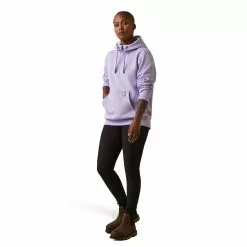 Ariat® Ladies Rebar Skill Set Lavender Heather 1/2 Zip Hoodie 10043547 7 Ariat® Ladies Rebar Skill Set Lavender Heather 1/2 Zip Hoodie 10043547 -Wildwest Store S23 WMS WORK 10043547 full