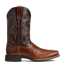 Ariat Men's Roughstock Patriot Brown Square Toe Boots 10040353 -Wildwest Store dfAWSEtwseg